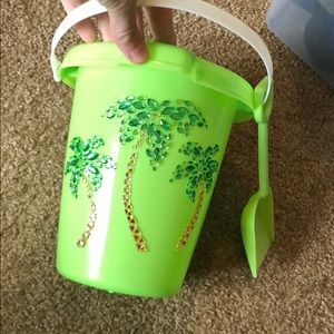 Custom made sand pail and scoop
